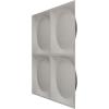 imageEkena Millwork WP20X20ADWH 19 58quotW x 19 58quotH Adonis EnduraWall Decorative 3D Wall Panel Covers 267 Sq FtTextured Metallic Mystic Brown