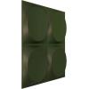 imageEkena Millwork WP20X20ADWH 19 58quotW x 19 58quotH Adonis EnduraWall Decorative 3D Wall Panel Covers 267 Sq FtUltraCover Satin Canyon Green