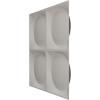 imageEkena Millwork WP20X20ADWH 19 58quotW x 19 58quotH Adonis EnduraWall Decorative 3D Wall Panel Covers 267 Sq FtUltraCover Satin Hunt Club Green