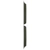 imageEkena Millwork WP20X20ADWH 19 58quotW x 19 58quotH Adonis EnduraWall Decorative 3D Wall Panel Covers 267 Sq FtUltraCover Satin Hunt Club Green