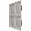imageEkena Millwork WP20X20ADWH 19 58quotW x 19 58quotH Adonis EnduraWall Decorative 3D Wall Panel Covers 267 Sq FtUltraCover Satin Lagoon