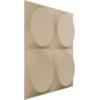 imageEkena Millwork WP20X20ADWH 19 58quotW x 19 58quotH Adonis EnduraWall Decorative 3D Wall Panel Covers 267 Sq FtUltraCover Satin Smokey Beige