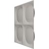 imageEkena Millwork WP20X20ADWH 19 58quotW x 19 58quotH Adonis EnduraWall Decorative 3D Wall Panel Covers 267 Sq FtUniversal Aged Metallic Rust