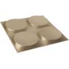 imageEkena Millwork WP20X20ADWH 19 58quotW x 19 58quotH Adonis EnduraWall Decorative 3D Wall Panel Covers 267 Sq FtUniversal Metallic Champagne Mist