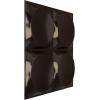 imageEkena Millwork WP20X20ADWH 19 58quotW x 19 58quotH Adonis EnduraWall Decorative 3D Wall Panel Covers 267 Sq FtUniversal Metallic Rustic Mist