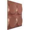 imageEkena Millwork WP20X20ADWH 19 58quotW x 19 58quotH Adonis EnduraWall Decorative 3D Wall Panel Covers 267 Sq FtUniversal Pearl Metallic Champagne Pink