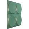 imageEkena Millwork WP20X20ADWH 19 58quotW x 19 58quotH Adonis EnduraWall Decorative 3D Wall Panel Covers 267 Sq FtUniversal Pearl Metallic Sea Mist