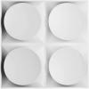 imageEkena Millwork WP20X20ADWH 19 58quotW x 19 58quotH Adonis EnduraWall Decorative 3D Wall Panel Covers 267 Sq FtWhite