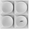 imageEkena Millwork WP20X20ADWH 19 58quotW x 19 58quotH Adonis EnduraWall Decorative 3D Wall Panel Covers 267 Sq FtWhite