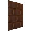 imageEkena Millwork WP20X20BAWH 19 58quotW x 19 58quotH Baile EnduraWall Decorative 3D Wall Panel Covers 267 Sq FtAged Metallic Rust