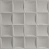 imageEkena Millwork WP20X20BAWH 19 58quotW x 19 58quotH Baile EnduraWall Decorative 3D Wall Panel Covers 267 Sq FtAluminum