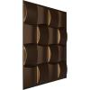 imageEkena Millwork WP20X20BAWH 19 58quotW x 19 58quotH Baile EnduraWall Decorative 3D Wall Panel Covers 267 Sq FtAntique Brass
