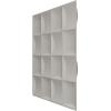 imageEkena Millwork WP20X20BAWH 19 58quotW x 19 58quotH Baile EnduraWall Decorative 3D Wall Panel Covers 267 Sq FtAntique Brass