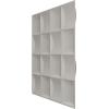 imageEkena Millwork WP20X20BAWH 19 58quotW x 19 58quotH Baile EnduraWall Decorative 3D Wall Panel Covers 267 Sq FtChampagne Pink