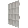 imageEkena Millwork WP20X20BAWH 19 58quotW x 19 58quotH Baile EnduraWall Decorative 3D Wall Panel Covers 267 Sq FtDark Copper