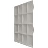 imageEkena Millwork WP20X20BAWH 19 58quotW x 19 58quotH Baile EnduraWall Decorative 3D Wall Panel Covers 267 Sq FtGalaxy