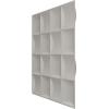 imageEkena Millwork WP20X20BAWH 19 58quotW x 19 58quotH Baile EnduraWall Decorative 3D Wall Panel Covers 267 Sq FtGold Rush