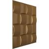 imageEkena Millwork WP20X20BAWH 19 58quotW x 19 58quotH Baile EnduraWall Decorative 3D Wall Panel Covers 267 Sq FtGold Rush