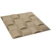 imageEkena Millwork WP20X20BAWH 19 58quotW x 19 58quotH Baile EnduraWall Decorative 3D Wall Panel Covers 267 Sq FtMetallic Champagne Mist