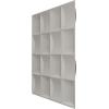 imageEkena Millwork WP20X20BAWH 19 58quotW x 19 58quotH Baile EnduraWall Decorative 3D Wall Panel Covers 267 Sq FtMetallic Rust Mist