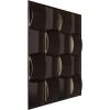 imageEkena Millwork WP20X20BAWH 19 58quotW x 19 58quotH Baile EnduraWall Decorative 3D Wall Panel Covers 267 Sq FtMetallic Rust Mist