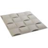 imageEkena Millwork WP20X20BAWH 19 58quotW x 19 58quotH Baile EnduraWall Decorative 3D Wall Panel Covers 267 Sq FtSatin Blossom White