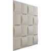 imageEkena Millwork WP20X20BAWH 19 58quotW x 19 58quotH Baile EnduraWall Decorative 3D Wall Panel Covers 267 Sq FtSatin Blossom White