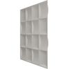 imageEkena Millwork WP20X20BAWH 19 58quotW x 19 58quotH Baile EnduraWall Decorative 3D Wall Panel Covers 267 Sq FtSatin Blossom White