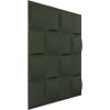 imageEkena Millwork WP20X20BAWH 19 58quotW x 19 58quotH Baile EnduraWall Decorative 3D Wall Panel Covers 267 Sq FtSatin Hunt Club Green