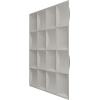 imageEkena Millwork WP20X20BAWH 19 58quotW x 19 58quotH Baile EnduraWall Decorative 3D Wall Panel Covers 267 Sq FtSea Mist