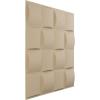 imageEkena Millwork WP20X20BAWH 19 58quotW x 19 58quotH Baile EnduraWall Decorative 3D Wall Panel Covers 267 Sq FtSmokey Beige