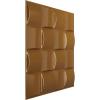 imageEkena Millwork WP20X20BAWH 19 58quotW x 19 58quotH Baile EnduraWall Decorative 3D Wall Panel Covers 267 Sq FtVintage Gold