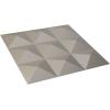 imageEkena Millwork WP20X20BEWH 19 58quotW x 19 58quotH Benson EnduraWall Decorative 3D Wall Panel Covers 267 Sq FtBright Coat Aluminum