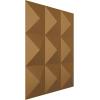imageEkena Millwork WP20X20BEWH 19 58quotW x 19 58quotH Benson EnduraWall Decorative 3D Wall Panel Covers 267 Sq FtBright Coat Gold