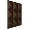 imageEkena Millwork WP20X20BEWH 19 58quotW x 19 58quotH Benson EnduraWall Decorative 3D Wall Panel Covers 267 Sq FtMetallic Antique Brass