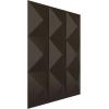 imageEkena Millwork WP20X20BEWH 19 58quotW x 19 58quotH Benson EnduraWall Decorative 3D Wall Panel Covers 267 Sq FtMetallic Dark Bronze