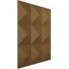 imageEkena Millwork WP20X20BEWH 19 58quotW x 19 58quotH Benson EnduraWall Decorative 3D Wall Panel Covers 267 Sq FtMetallic Gold Rush