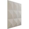 imageEkena Millwork WP20X20BEWH 19 58quotW x 19 58quotH Benson EnduraWall Decorative 3D Wall Panel Covers 267 Sq FtUltraCover Satin Blossom White