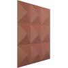 imageEkena Millwork WP20X20BEWH 19 58quotW x 19 58quotH Benson EnduraWall Decorative 3D Wall Panel Covers 267 Sq FtUniversal Pearl Metallic Champagne Pink