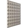 imageEkena Millwork WP20X20BRWH 19 58quotW x 19 58quotH Bradford EnduraWall Decorative 3D Wall Panel Covers 267 Sq FtAluminum