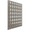 imageEkena Millwork WP20X20BRWH 19 58quotW x 19 58quotH Bradford EnduraWall Decorative 3D Wall Panel Covers 267 Sq FtBright Chrome