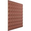 imageEkena Millwork WP20X20BRWH 19 58quotW x 19 58quotH Bradford EnduraWall Decorative 3D Wall Panel Covers 267 Sq FtChampagne Pink