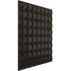 imageEkena Millwork WP20X20BRWH 19 58quotW x 19 58quotH Bradford EnduraWall Decorative 3D Wall Panel Covers 267 Sq FtCharcoal
