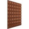 imageEkena Millwork WP20X20BRWH 19 58quotW x 19 58quotH Bradford EnduraWall Decorative 3D Wall Panel Covers 267 Sq FtCopper