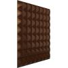 imageEkena Millwork WP20X20BRWH 19 58quotW x 19 58quotH Bradford EnduraWall Decorative 3D Wall Panel Covers 267 Sq FtDark Copper