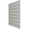imageEkena Millwork WP20X20BRWH 19 58quotW x 19 58quotH Bradford EnduraWall Decorative 3D Wall Panel Covers 267 Sq FtDark Copper