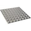 imageEkena Millwork WP20X20BRWH 19 58quotW x 19 58quotH Bradford EnduraWall Decorative 3D Wall Panel Covers 267 Sq FtDark Steel