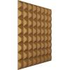 imageEkena Millwork WP20X20BRWH 19 58quotW x 19 58quotH Bradford EnduraWall Decorative 3D Wall Panel Covers 267 Sq FtGold