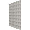 imageEkena Millwork WP20X20BRWH 19 58quotW x 19 58quotH Bradford EnduraWall Decorative 3D Wall Panel Covers 267 Sq FtGold
