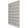 imageEkena Millwork WP20X20BRWH 19 58quotW x 19 58quotH Bradford EnduraWall Decorative 3D Wall Panel Covers 267 Sq FtGold Rush